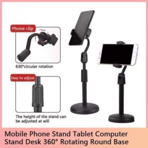 Portable Desktop Mobile Phone Holder Stand 360 Rotate