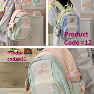 JINGER Korean Style Colorful Backpack